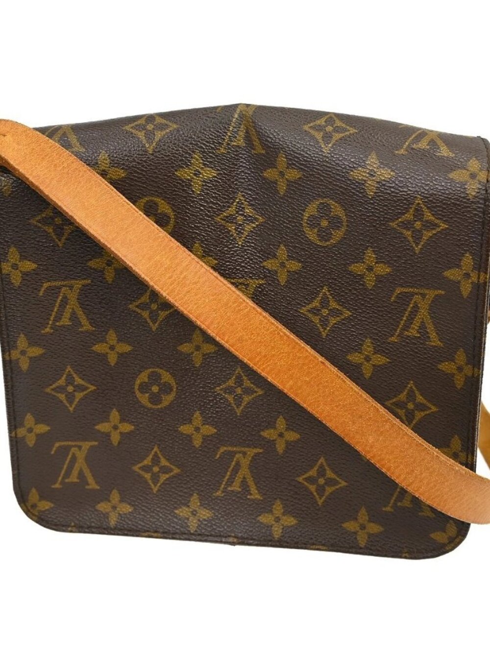 LOUIS VUITTON CARTOUCHIERE MM SHOULDER BAG - Picture 2 of 16